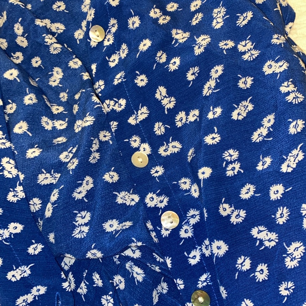 Rails Chloe Romper In Cobalt Floating Daisies Siz… - image 7